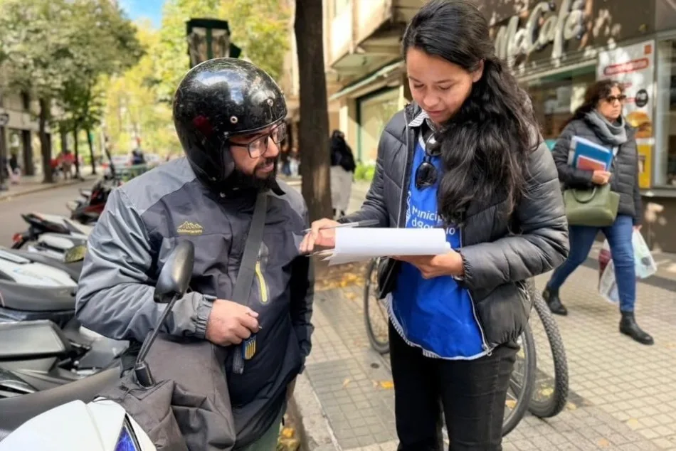 La calle detrás de la aplicación